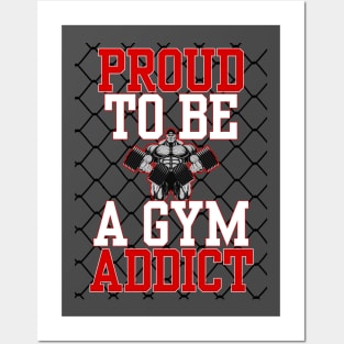 Gym Addict Posters and Art